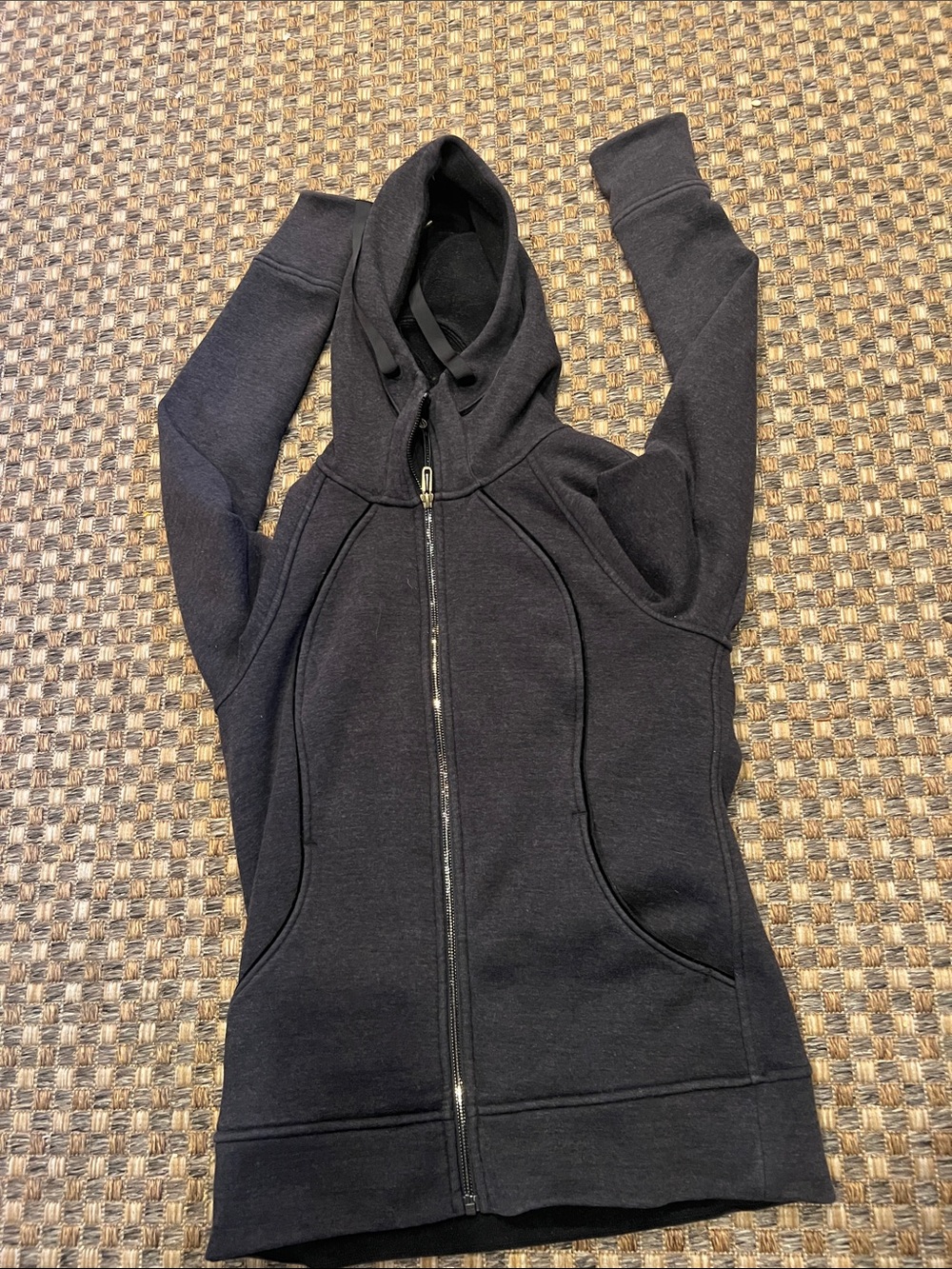 Lululemon Black/ grey Full-Zip Hooded Jacket